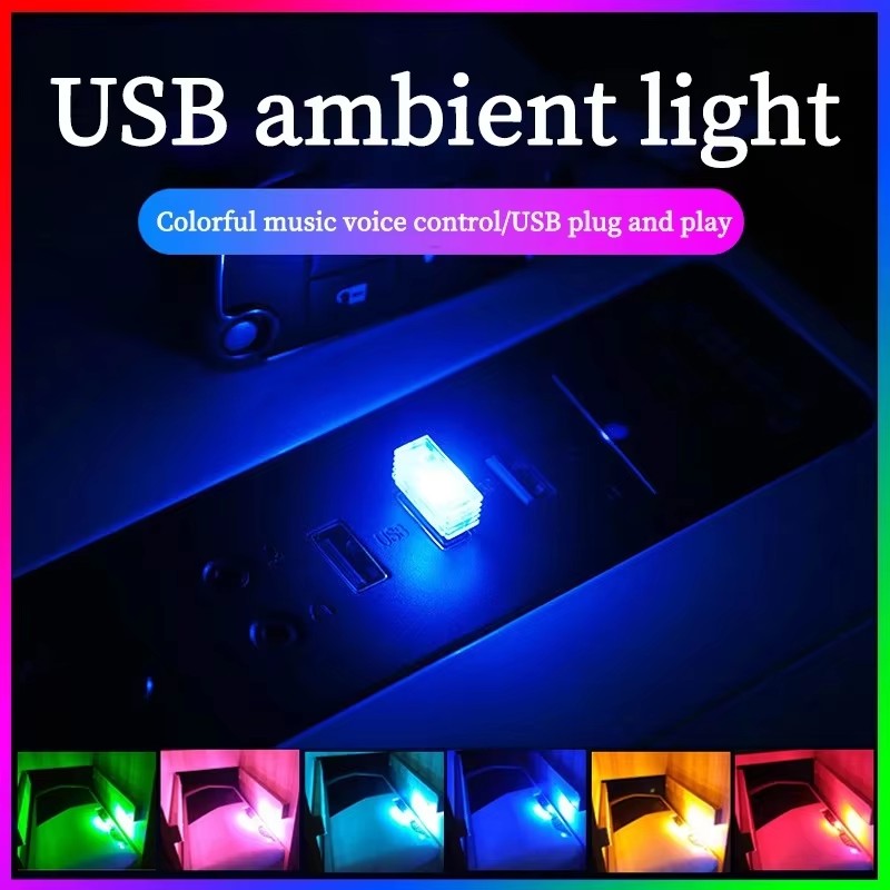Electronics Gadgets And Accessories - 1/4pc Mini USB LED Car Light