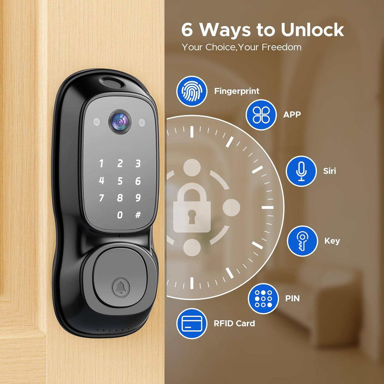 Tuya Wifi Smart Door Lock ‎Cam - đánh giá và giá Electronics & Gadgets Beginning With D