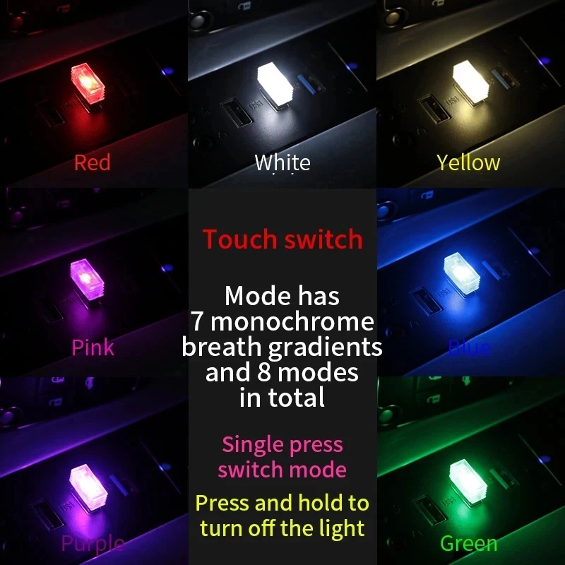 1/4pc Mini USB LED Car Light A - đánh giá và giá Electronics Gadgets And Accessories