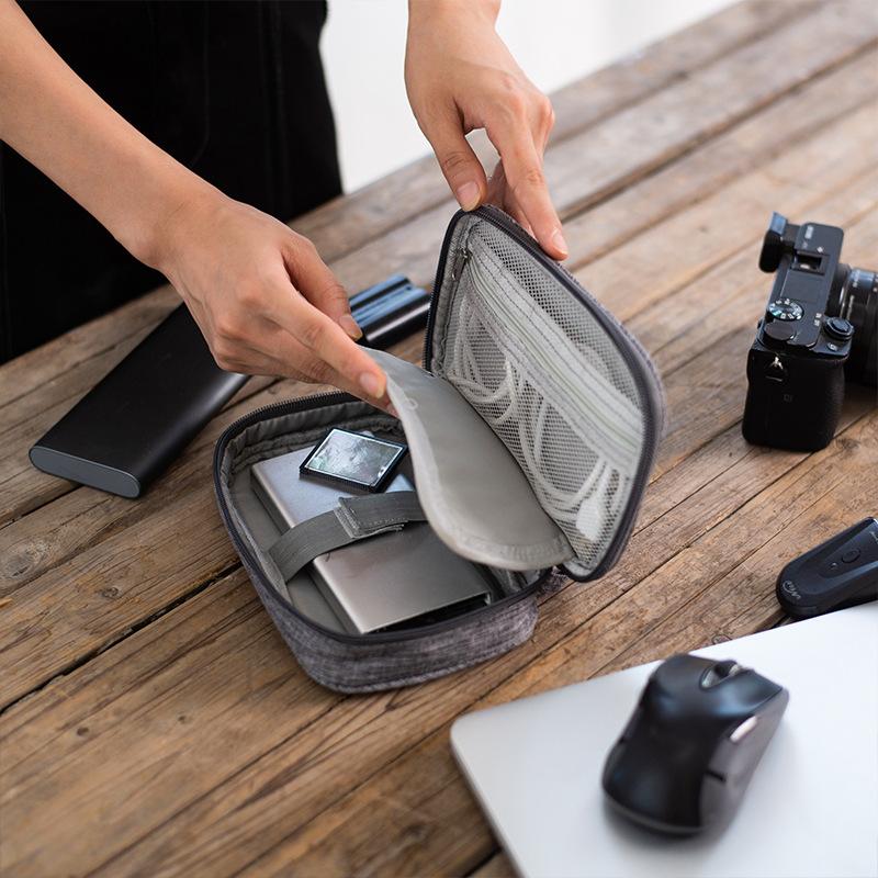 Double Layer Cable Storage Bag - đánh giá và giá Electronics Gadgets And Accessories