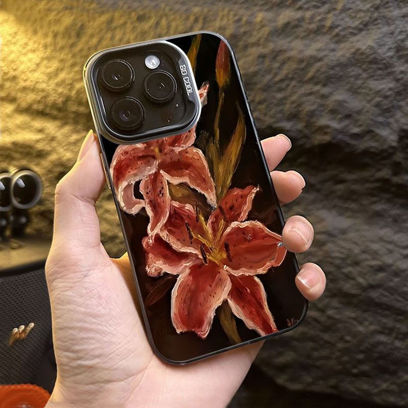 Oil Painting Lily Flower Retro - đánh giá và giá Xiaomi Poco X6